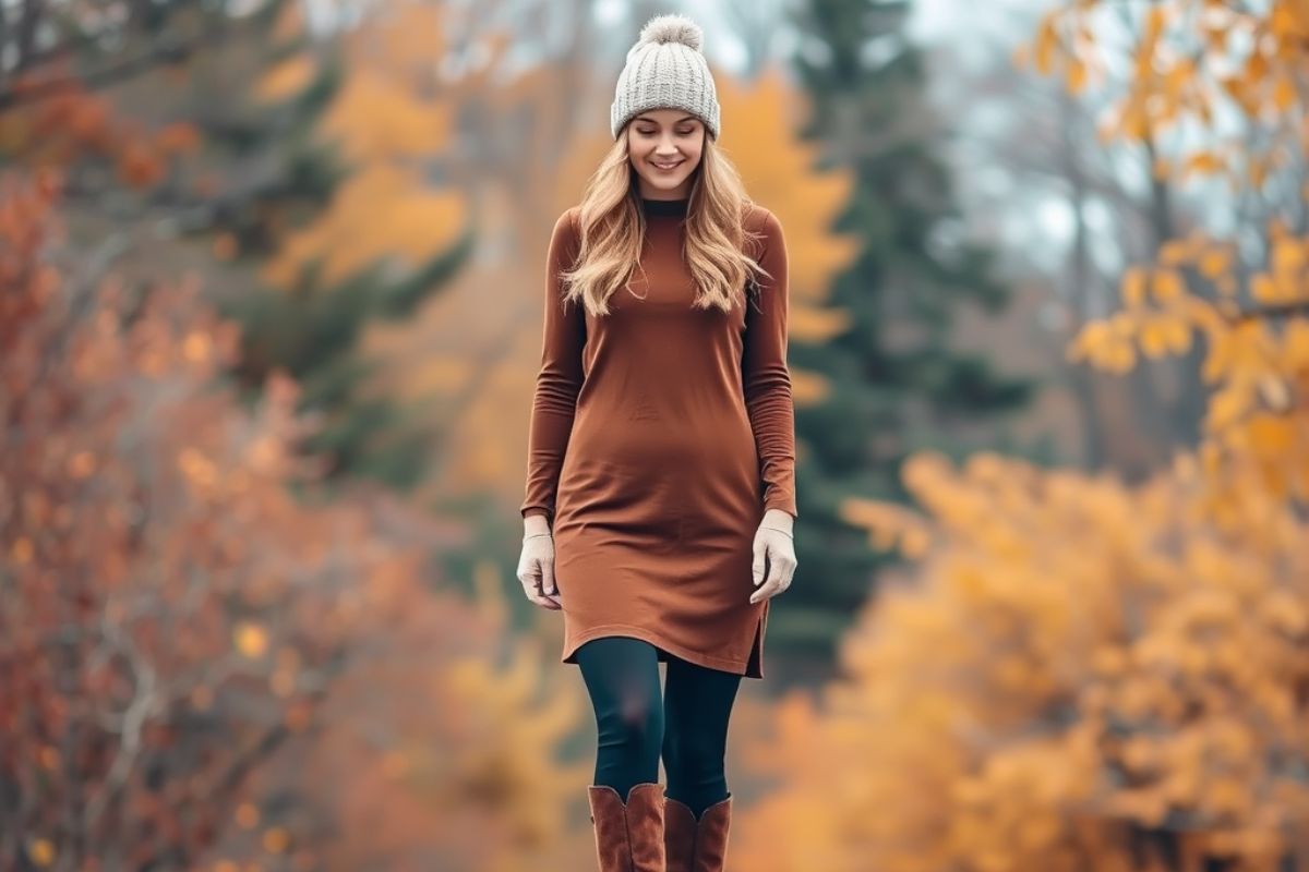 Brown Dress Outfit Ideas